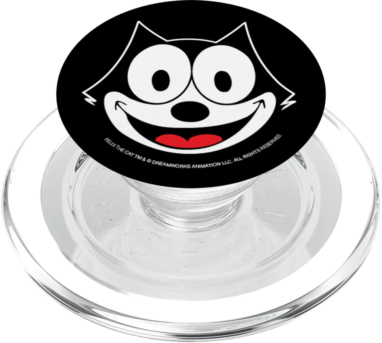 Felix the Cat Big Face Halloween Costume PopSockets MagSafe PopGrip for iPhone