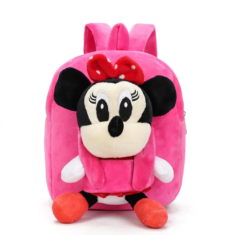 "Backpack, Plush Bag, Small Dual-Strap Backpack"
