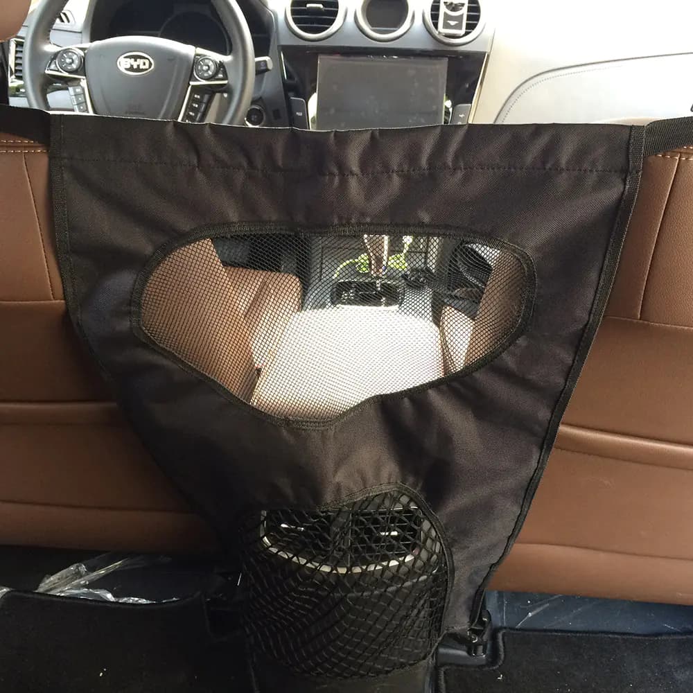 Pet Car Accessories - Rear Seat Pet Barrier for Dogs
