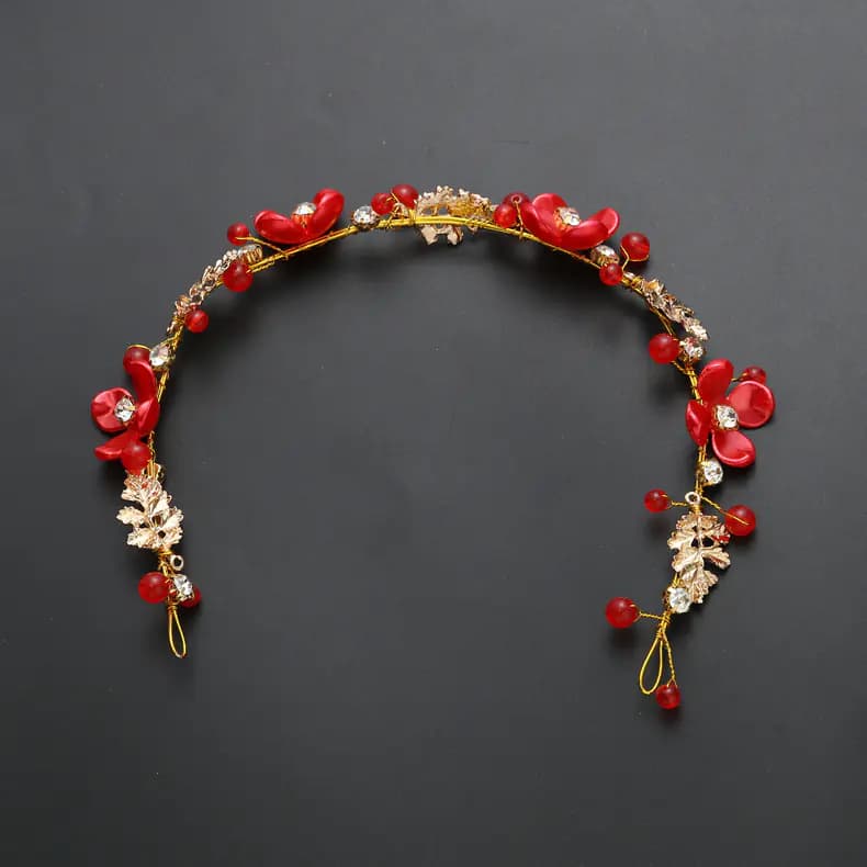 Chinese Wedding Bridal Headpiece Jewelry Set