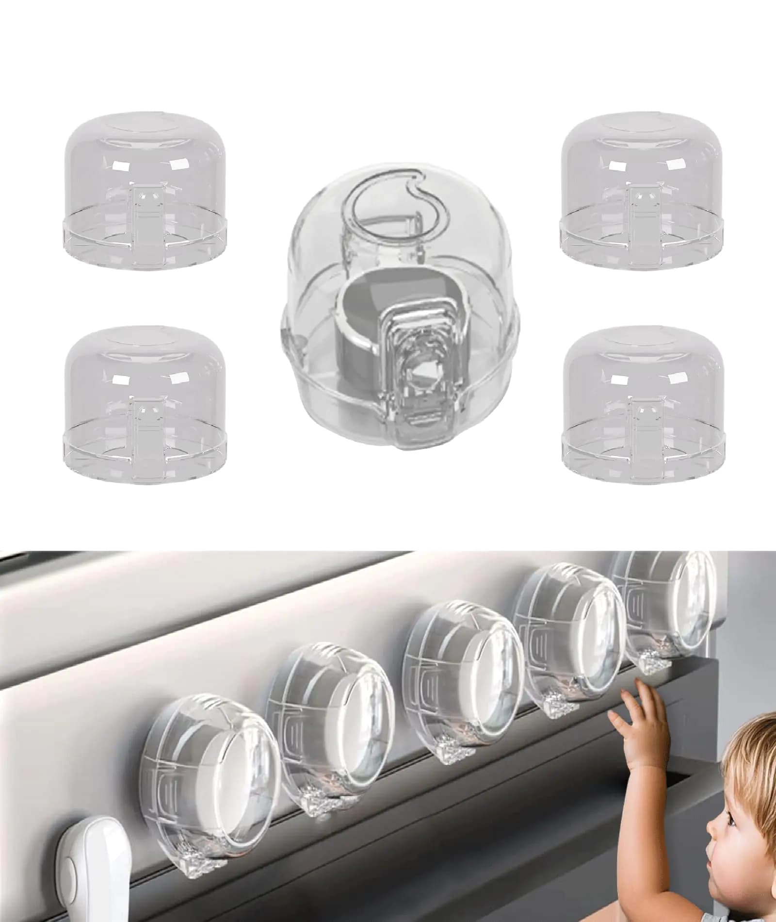 Stove Knob Safety Covers for Children