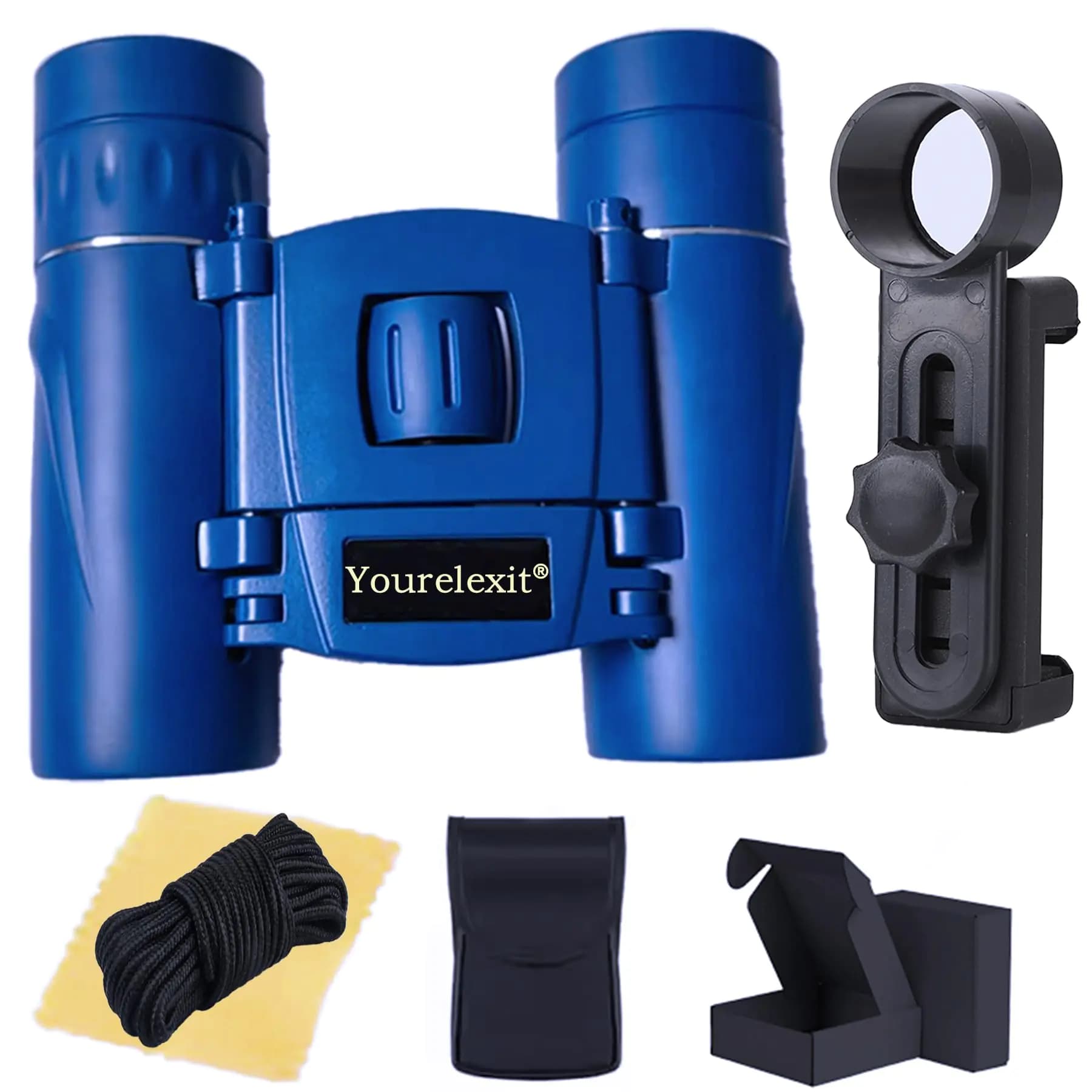 Compact Binoculars With Phone Adapter For Adults