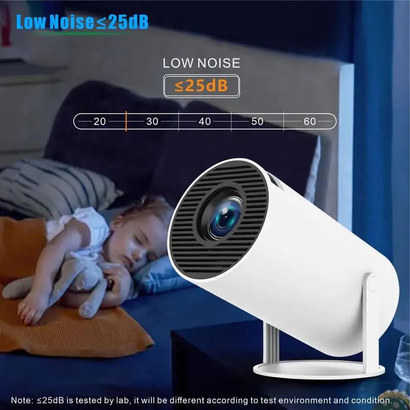 Portable WiFi Projector with Remote Control
