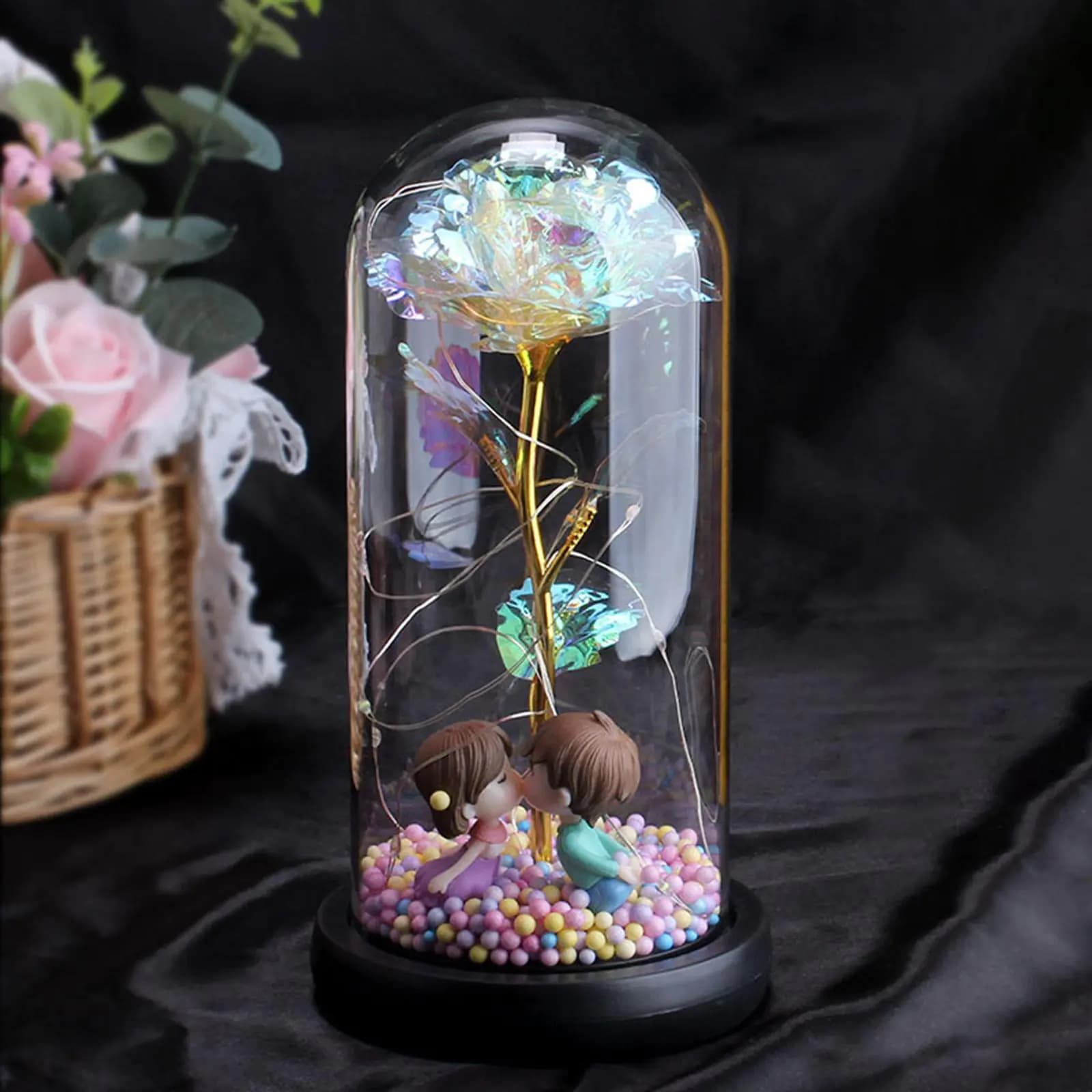 Elegant Crafted Flower LED Lights for Home and Party Decor