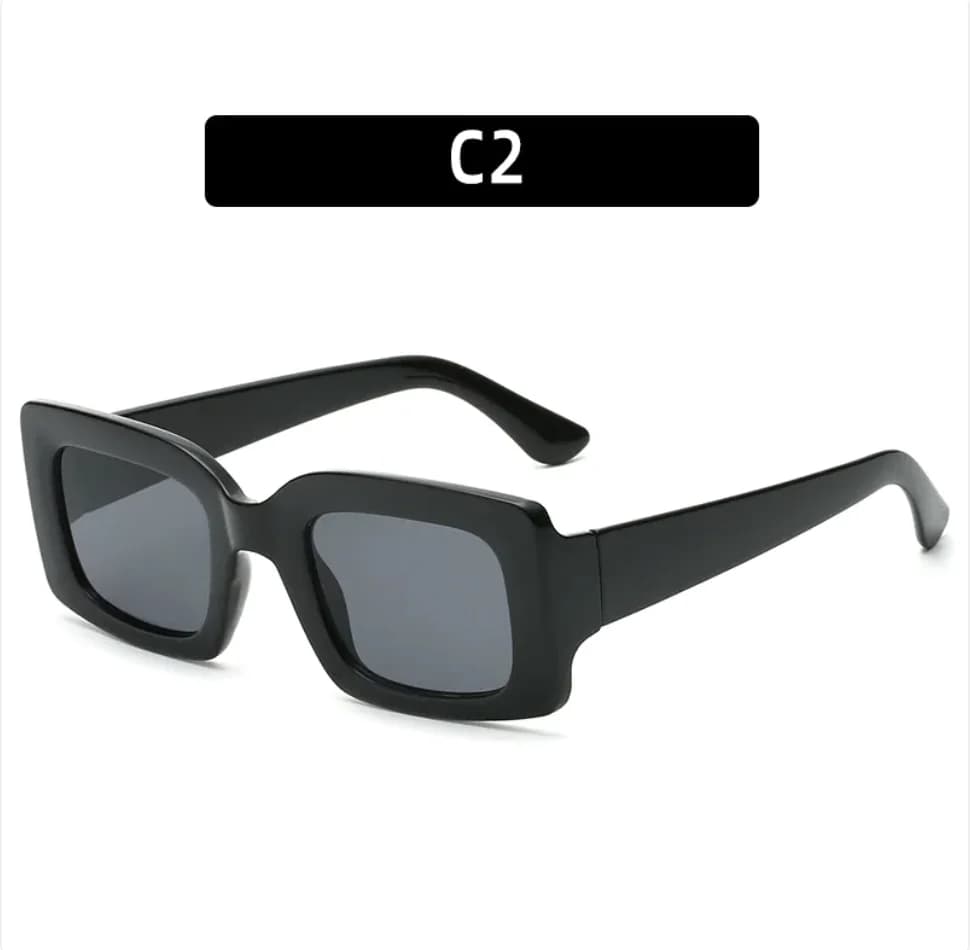 Uv Protection Sunglasses Fashion Rectangle