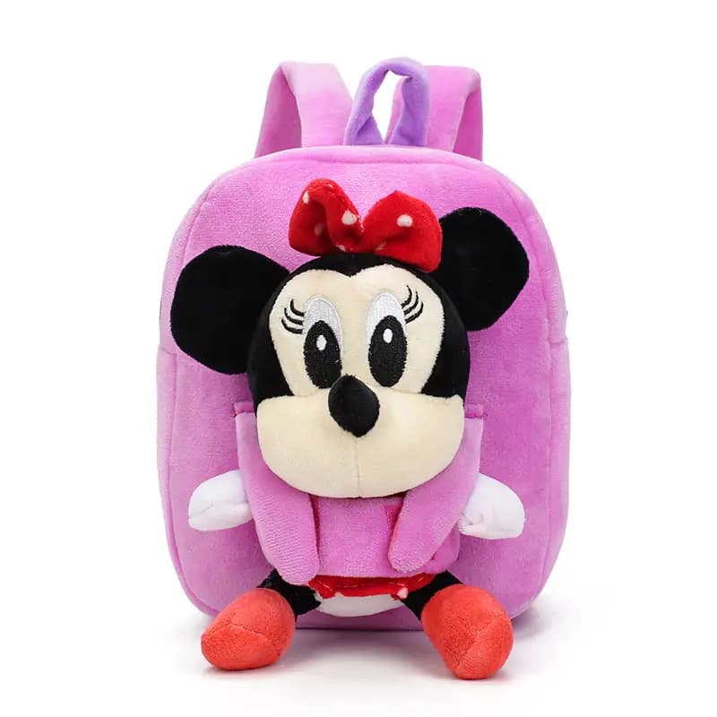 "Backpack, Plush Bag, Small Dual-Strap Backpack"