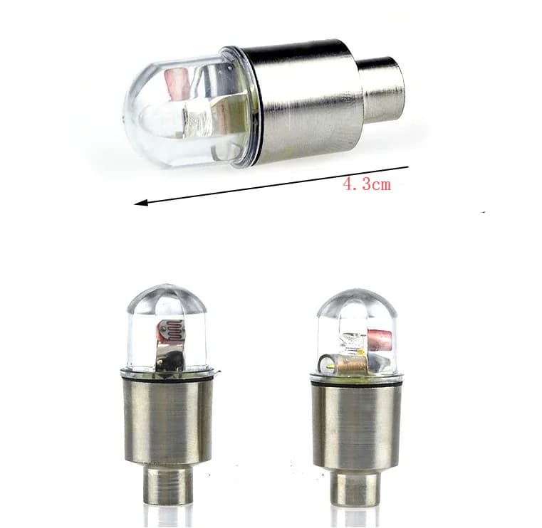 Bicycle Valve LED Lights with Colorful Effects