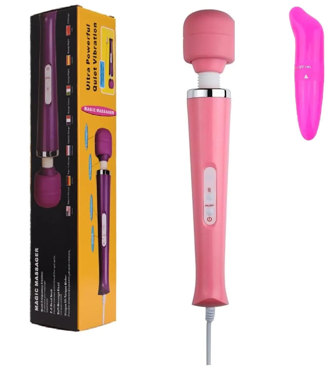 Handheld Electric Deep Tissue Massager Pink