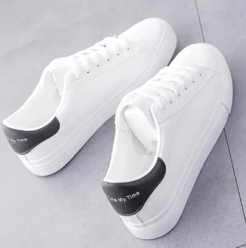 Flat Shoes, Cat Shoes, White Sneakers