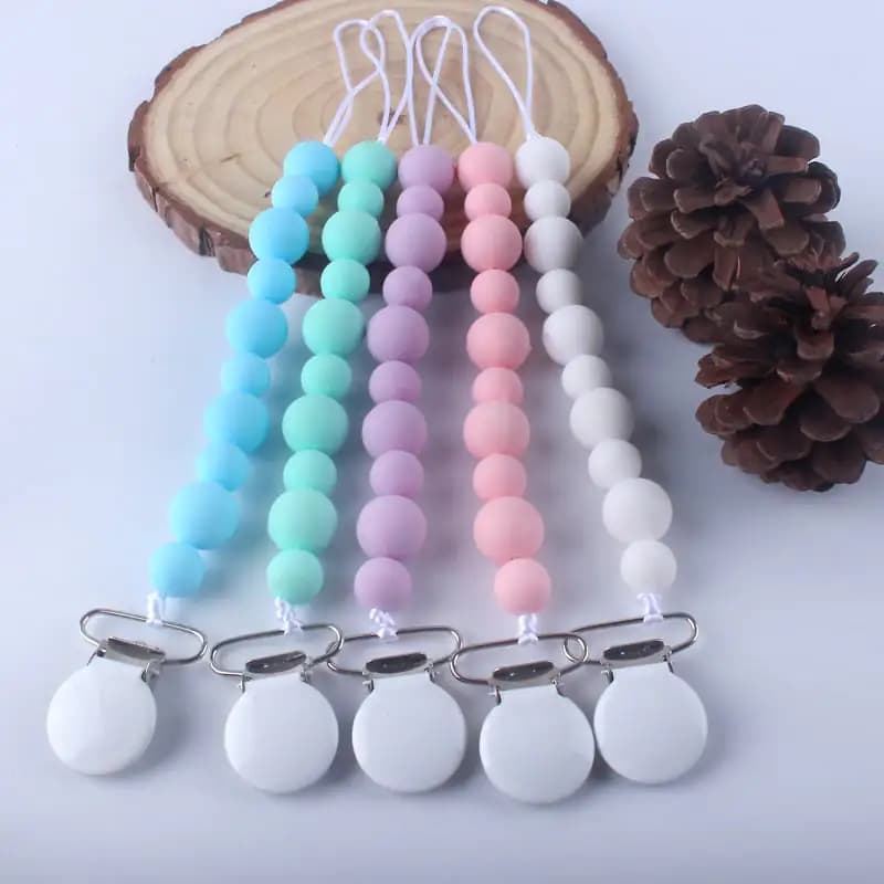 Silicone Chain Pacifier Clip for Baby Products