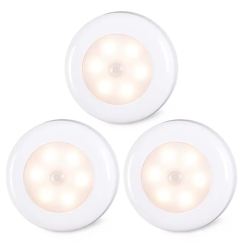 3pcs Battery Operated Motion Sensor LED Lights