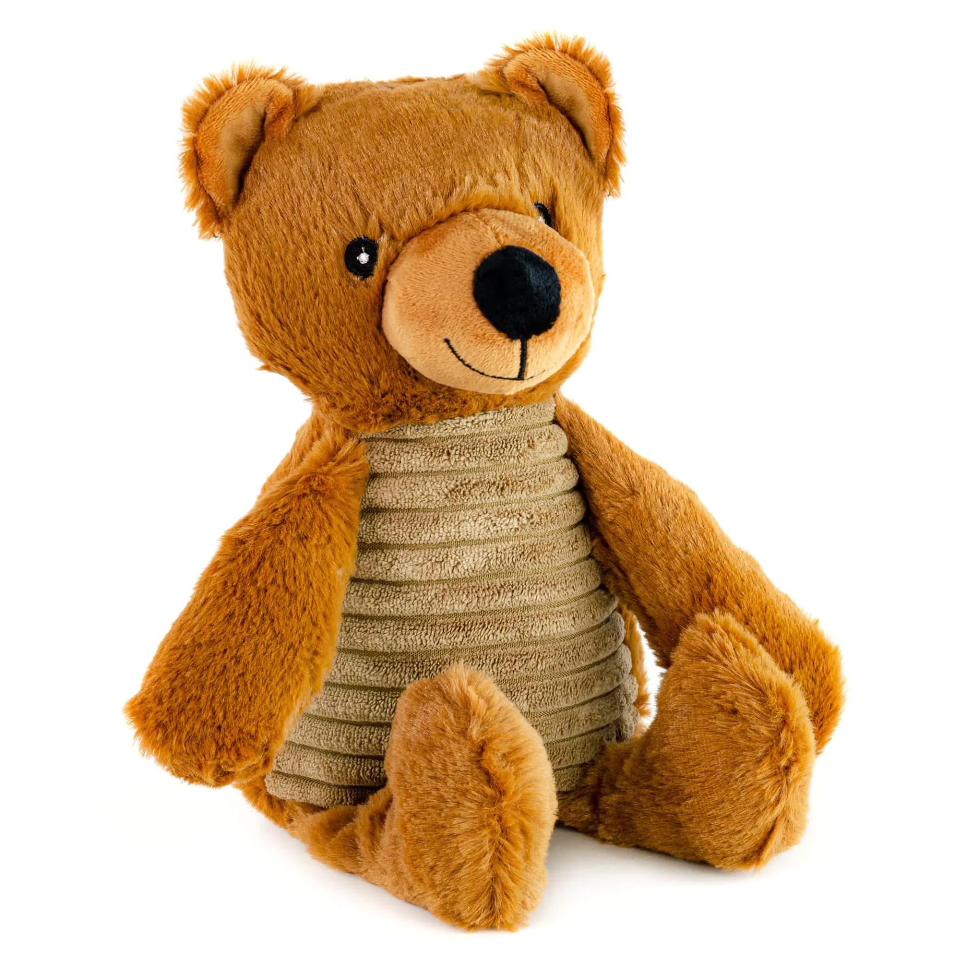 Giftable World Pet Plush Toy Dog and Safari Animals with Squeaker (Bubba Bear)