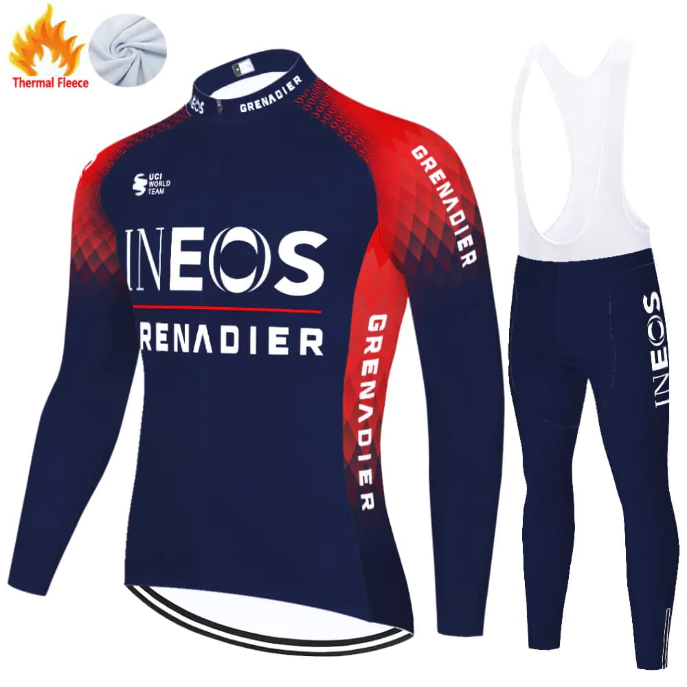 GRENADIER Winter Thermal Fleece Cycling Clothing for Men