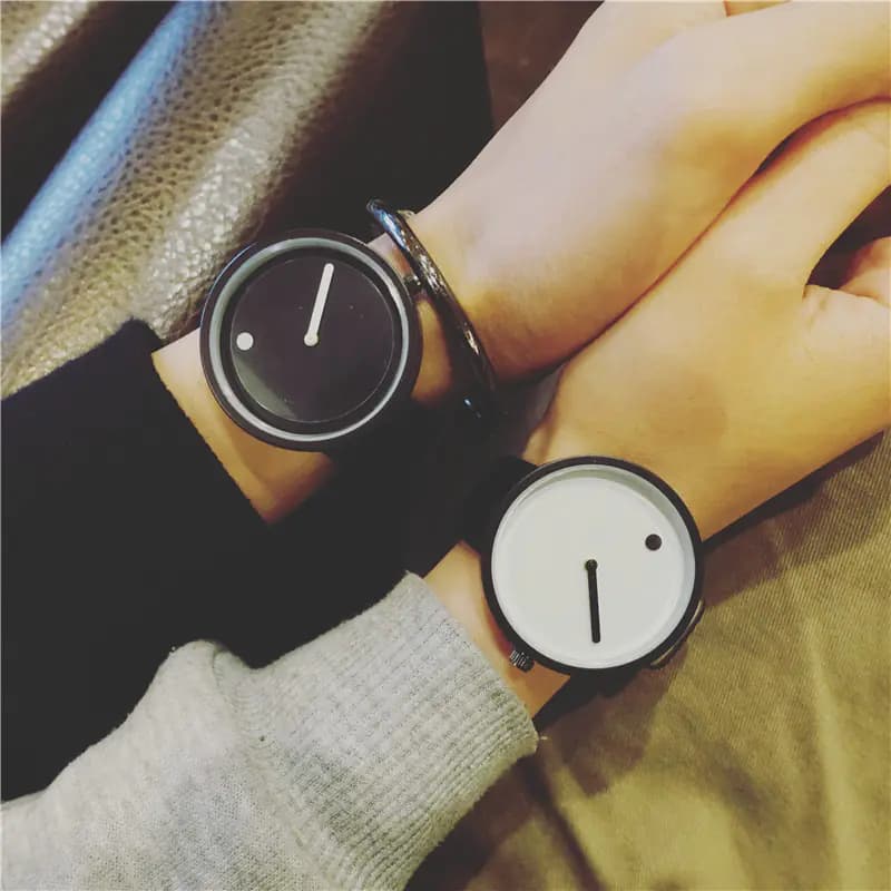 Quartz Couple Watches - Simple Creative Design