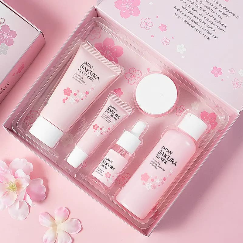 Hydrating Face Cream 5-Piece Skincare Set