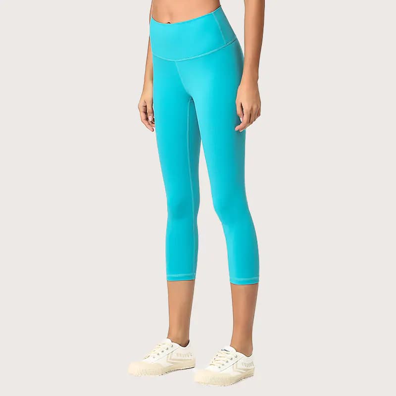 Yoga Capris, Soft Fitness Leggings, Bare Feel Yoga Pants