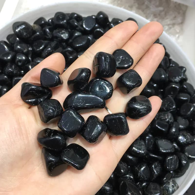 Natural Black Obsidian Gravel for Aquariums