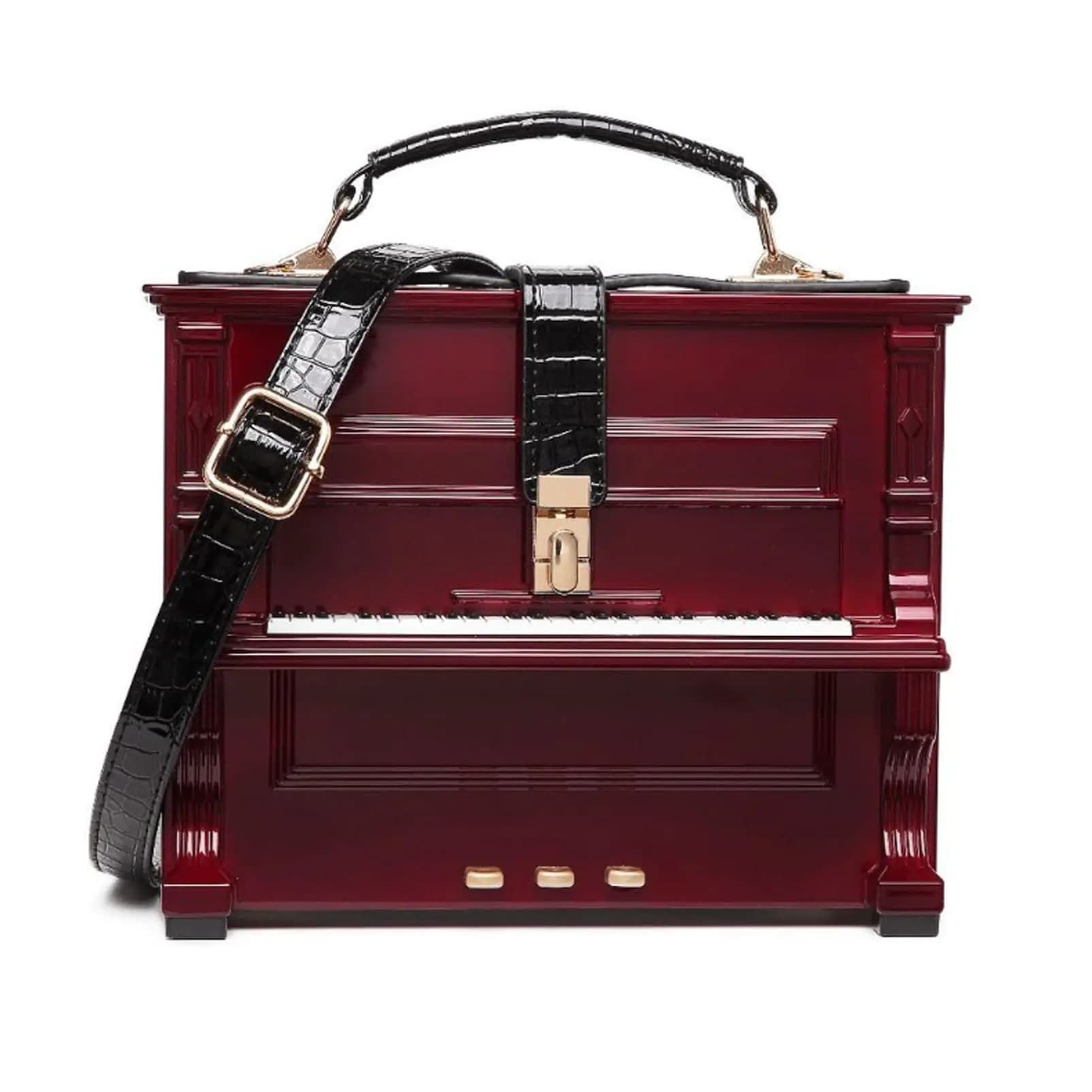 Piano Shape Women's Shoulder Handbag