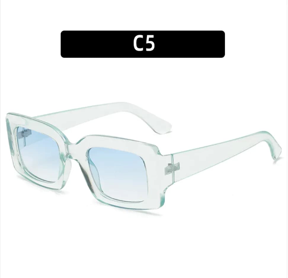 Uv Protection Sunglasses Fashion Rectangle