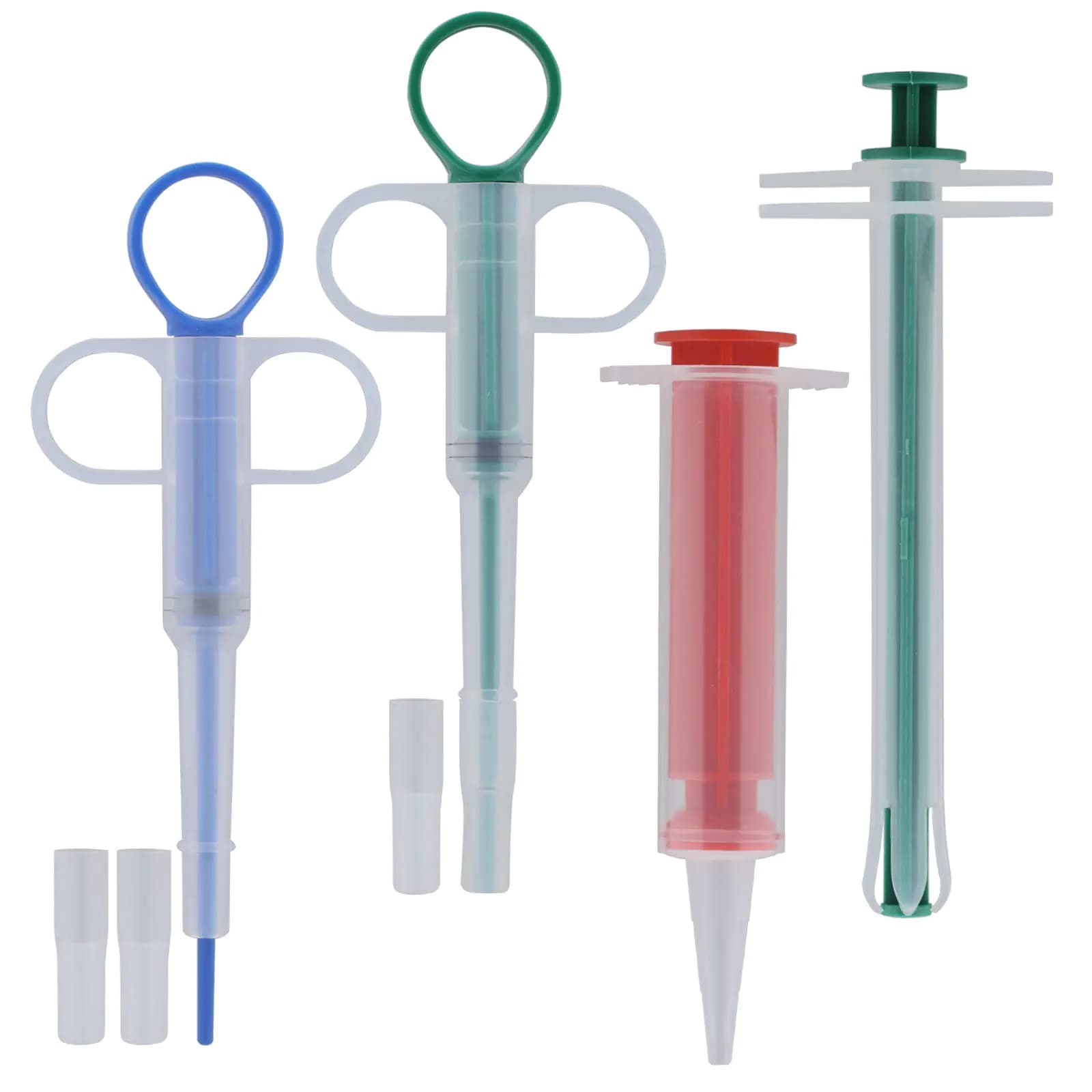 LUTER 4PCS Pet Syringe Pet Pill Shooter Soft Tip Pet Tablet Feeder Reusable Medical Feeding Dispenser Tool for Cats Dogs Small Animals