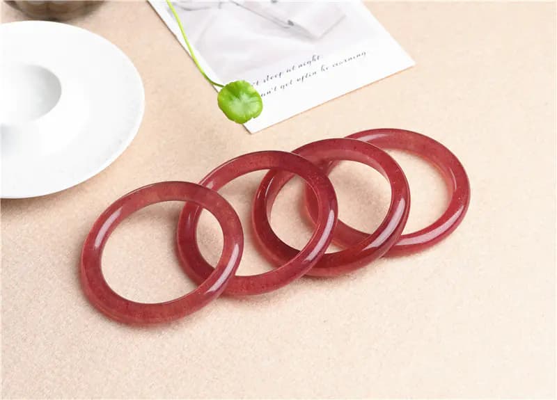 Natural Strawberry Quartz Bracelet for Women Fashion