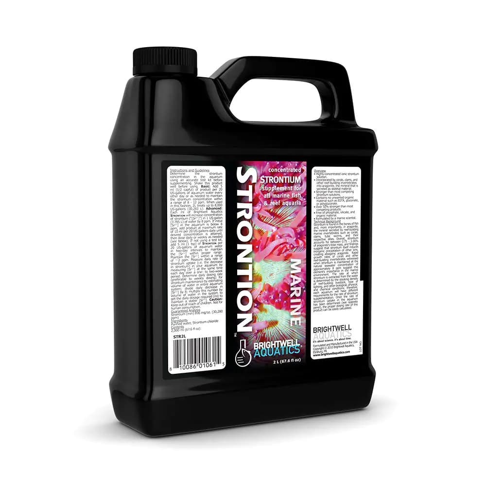 Brightwell Aquatics Strontion - Concentrated Strontium Supplement for All Marine Aquariums 2 L (STR2L)