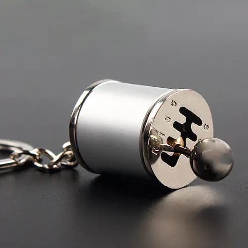 Metal Gear Shift Keychain for Car Accessories