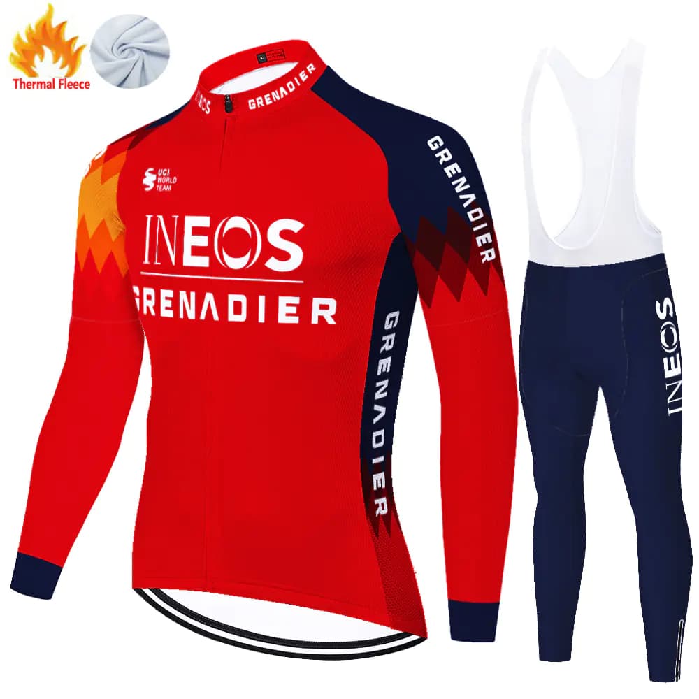 GRENADIER Winter Thermal Fleece Cycling Clothing for Men