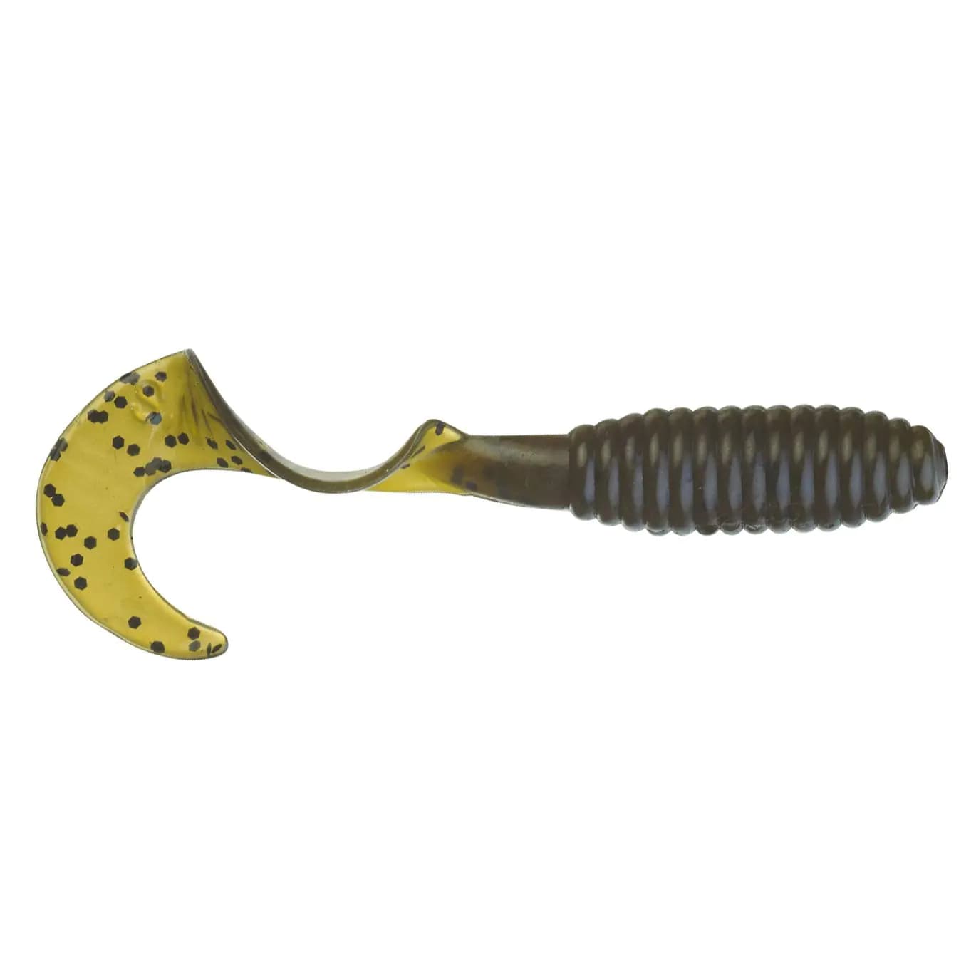 Kalins Lunker Grubs (10 Pack) Green Pumpkin 3"
