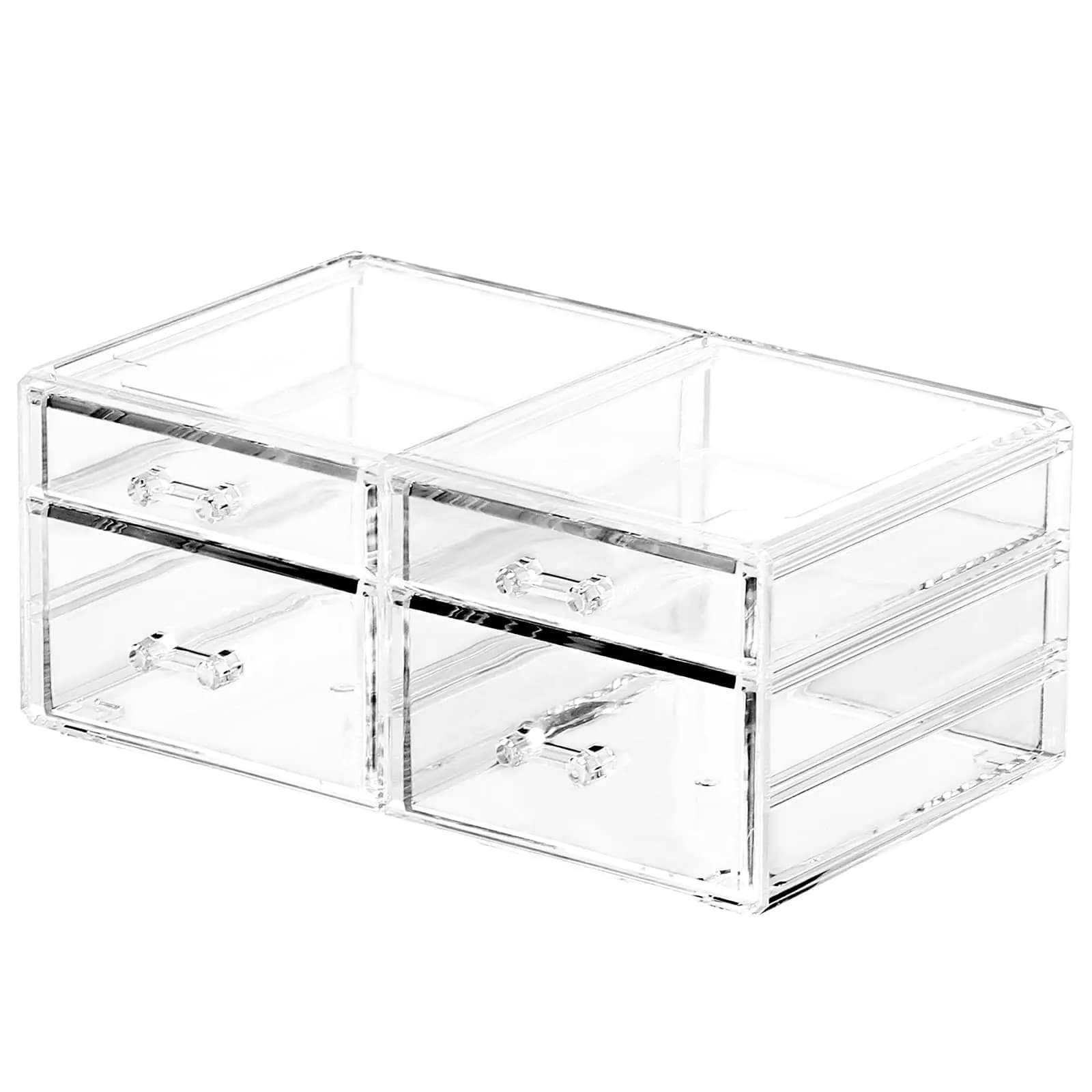 Acrylic Makeup Organizer With Four Drawers