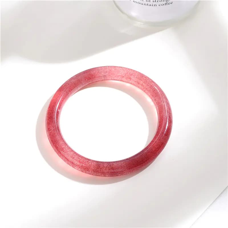 Natural Strawberry Quartz Bracelet for Women Fashion