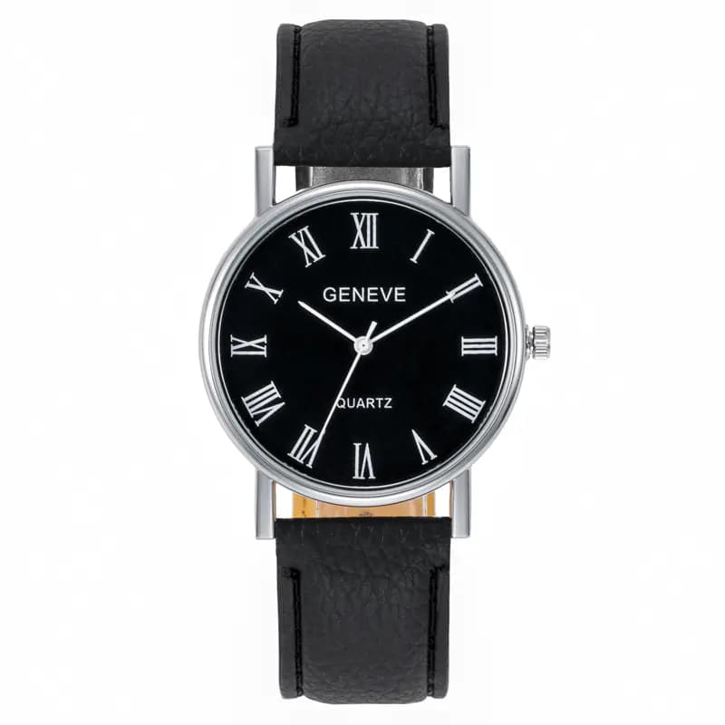 Genuine Leather Couple's Watches