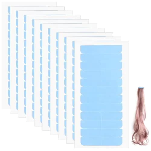 Adhesive Replacement Tape for Hair Extensions Blue