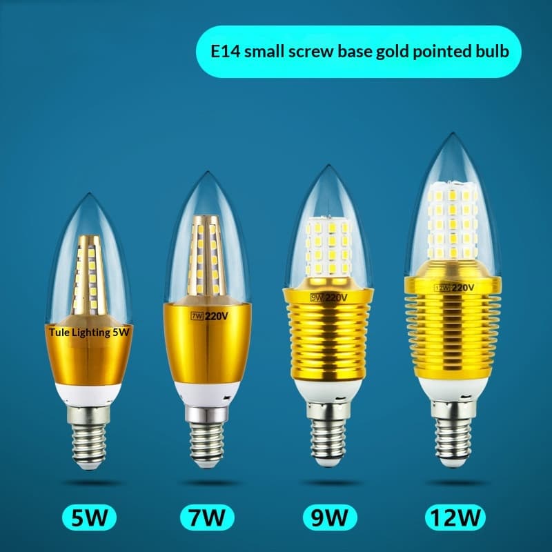 Starry Sky LED Candle Bulb E14 Small Screw Base Energy-Saving Lamp