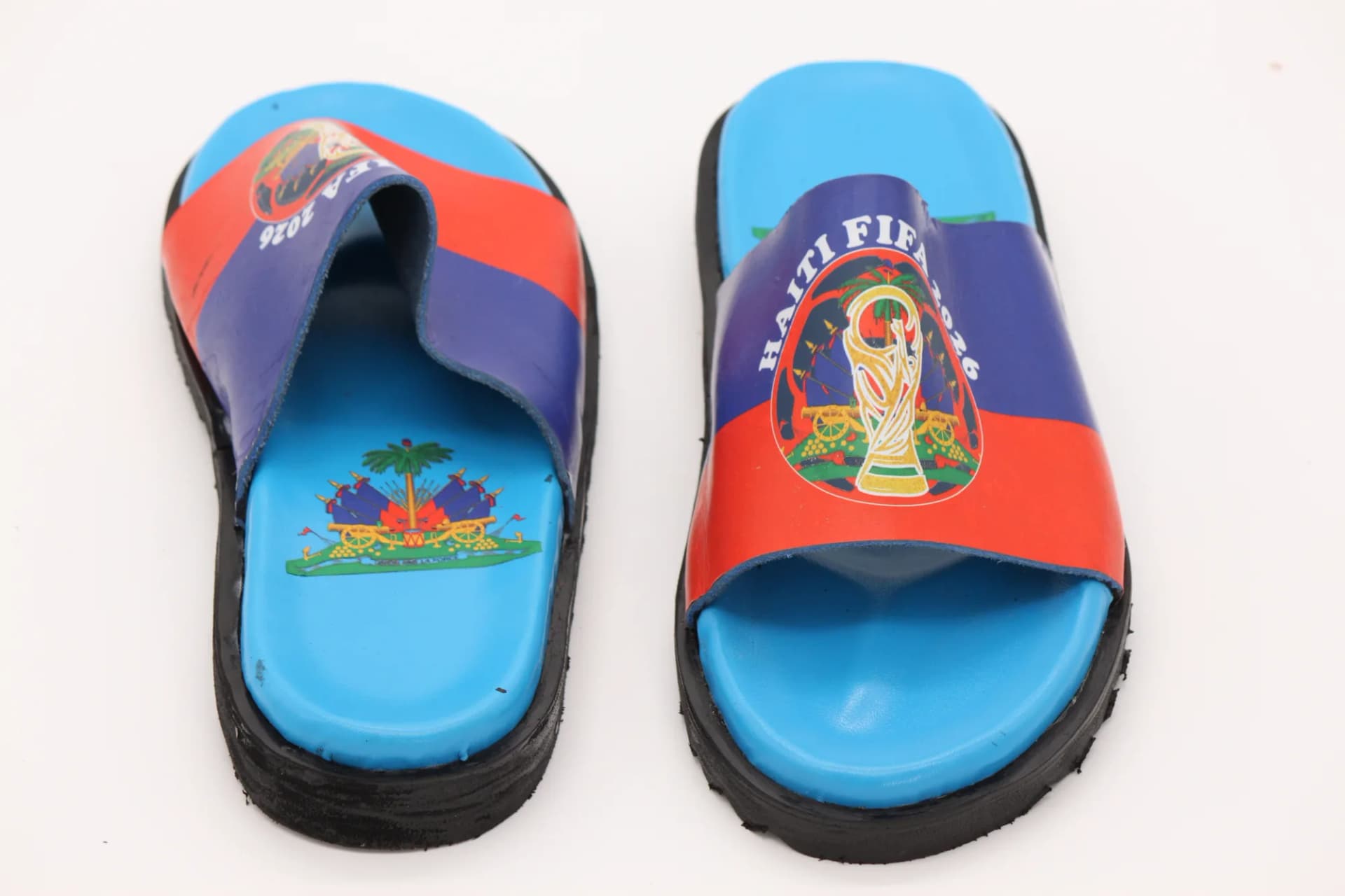 Colorful FIFA-Inspired Slide Sandals photo 3