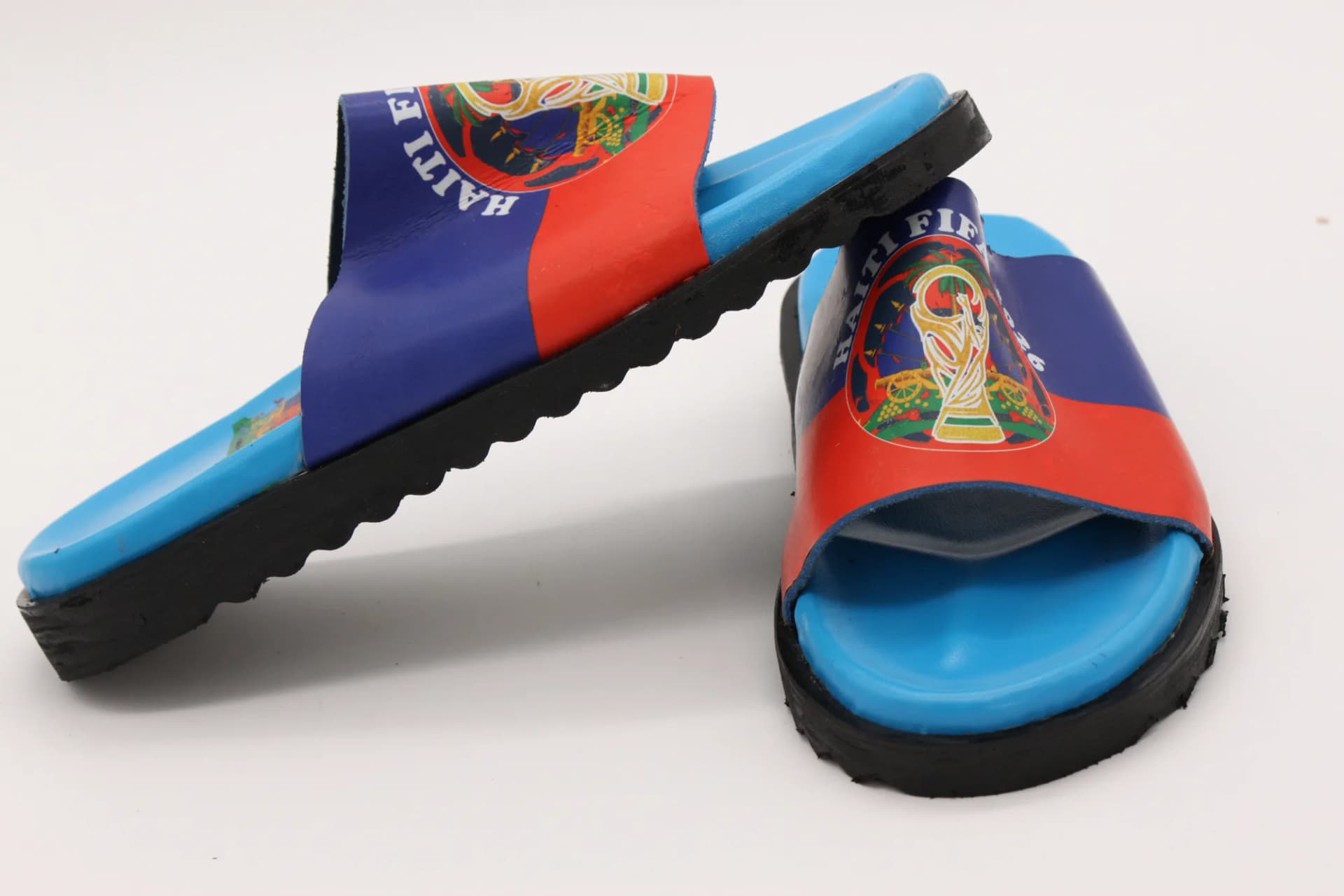 Colorful FIFA-Inspired Slide Sandals photo 5
