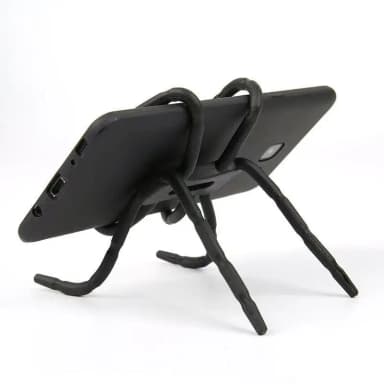 Spider Phone Stand Flexible Deformable Holder for Tablet, Treadmill, Car Desk – Hands-Free Mount