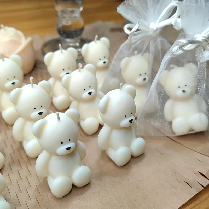 Silicone Bear Mold For Candles And Soap
