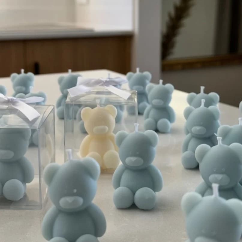 Silicone Bear Mold For Candles And Soap