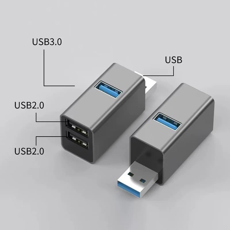 USB 3.0 Hub With Three High Speed Ports