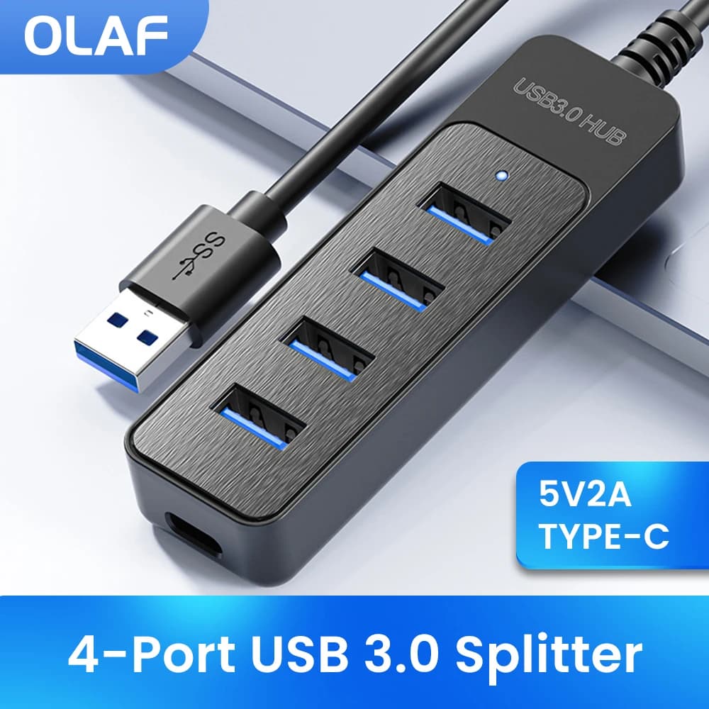USB 3.0 Four Port Multi Hub Adapter