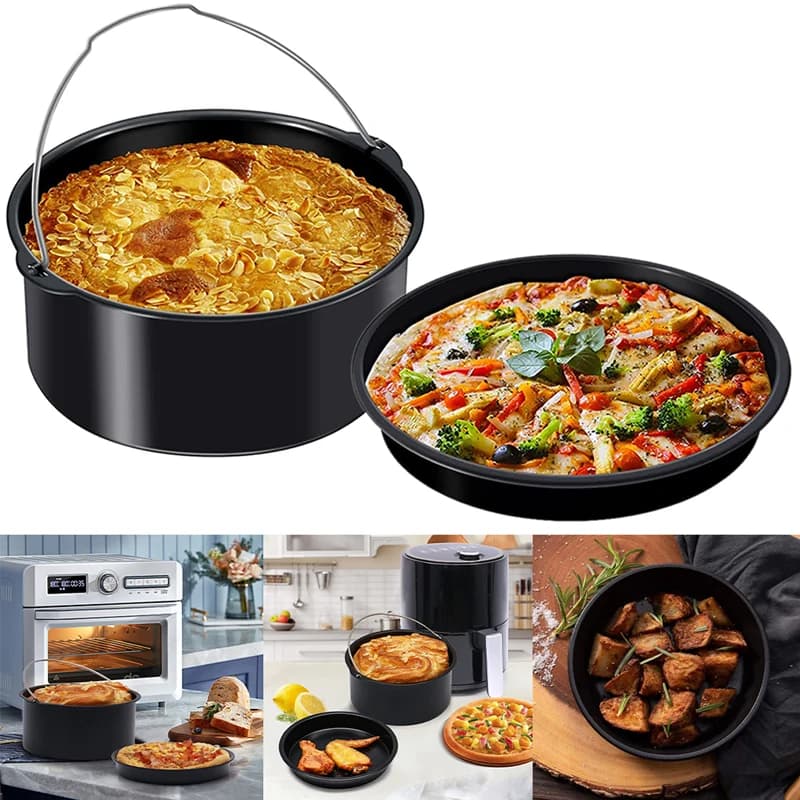 Air Fryer Pizza Pan and Baking Set
