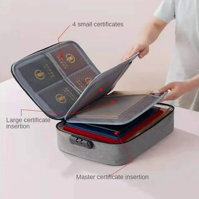 Document Storage Bag Organizer Container