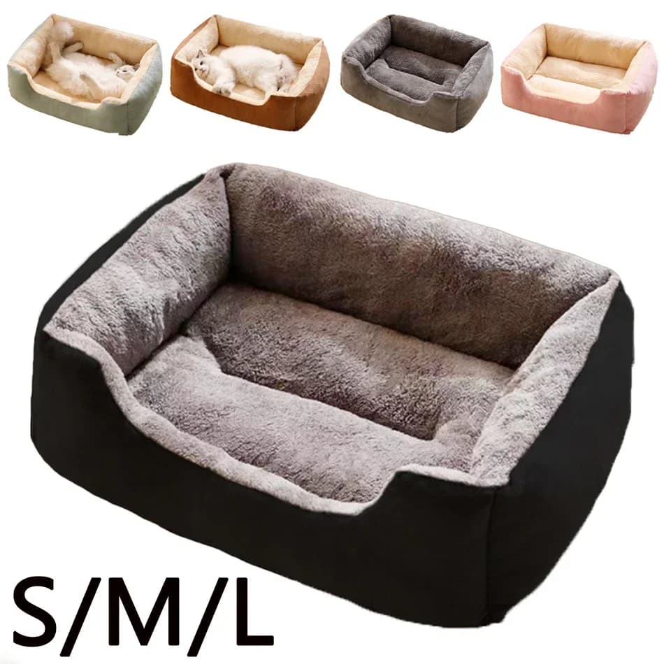 Cat and Dog Bed Cushion Basket