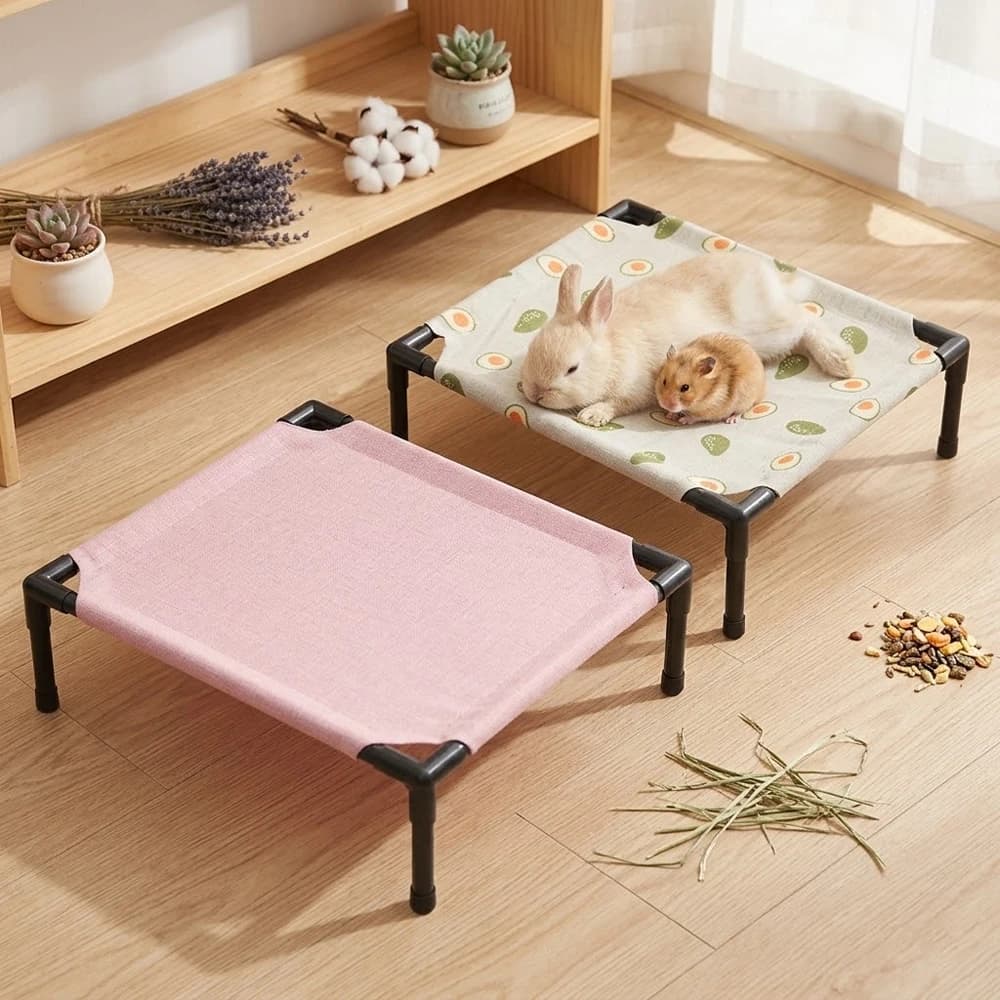 Elevated Pet Bed with Cooling Mat