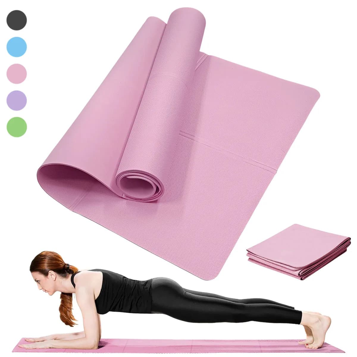 Yoga Mat 6mm Non-Slip Exercise Pad