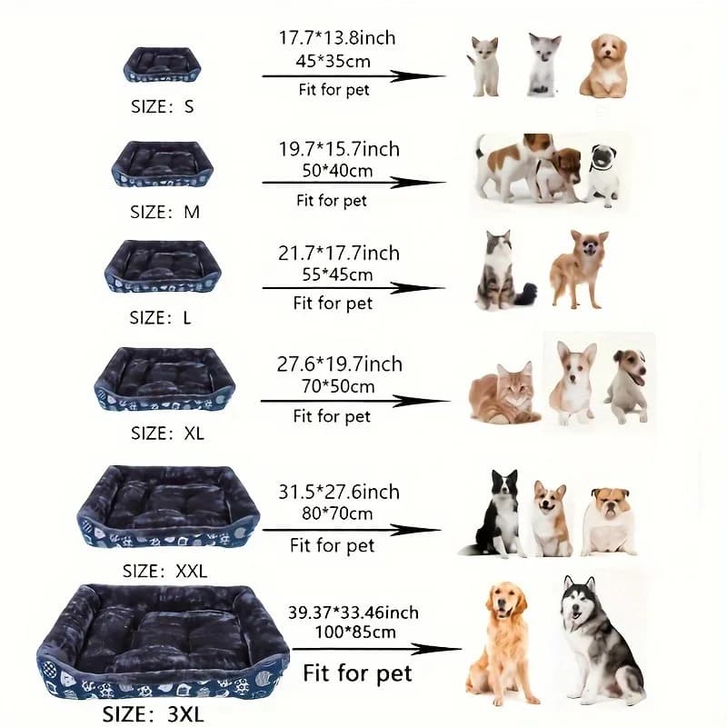 Pet Dog Bed Sofa Mat Winter Supplies
