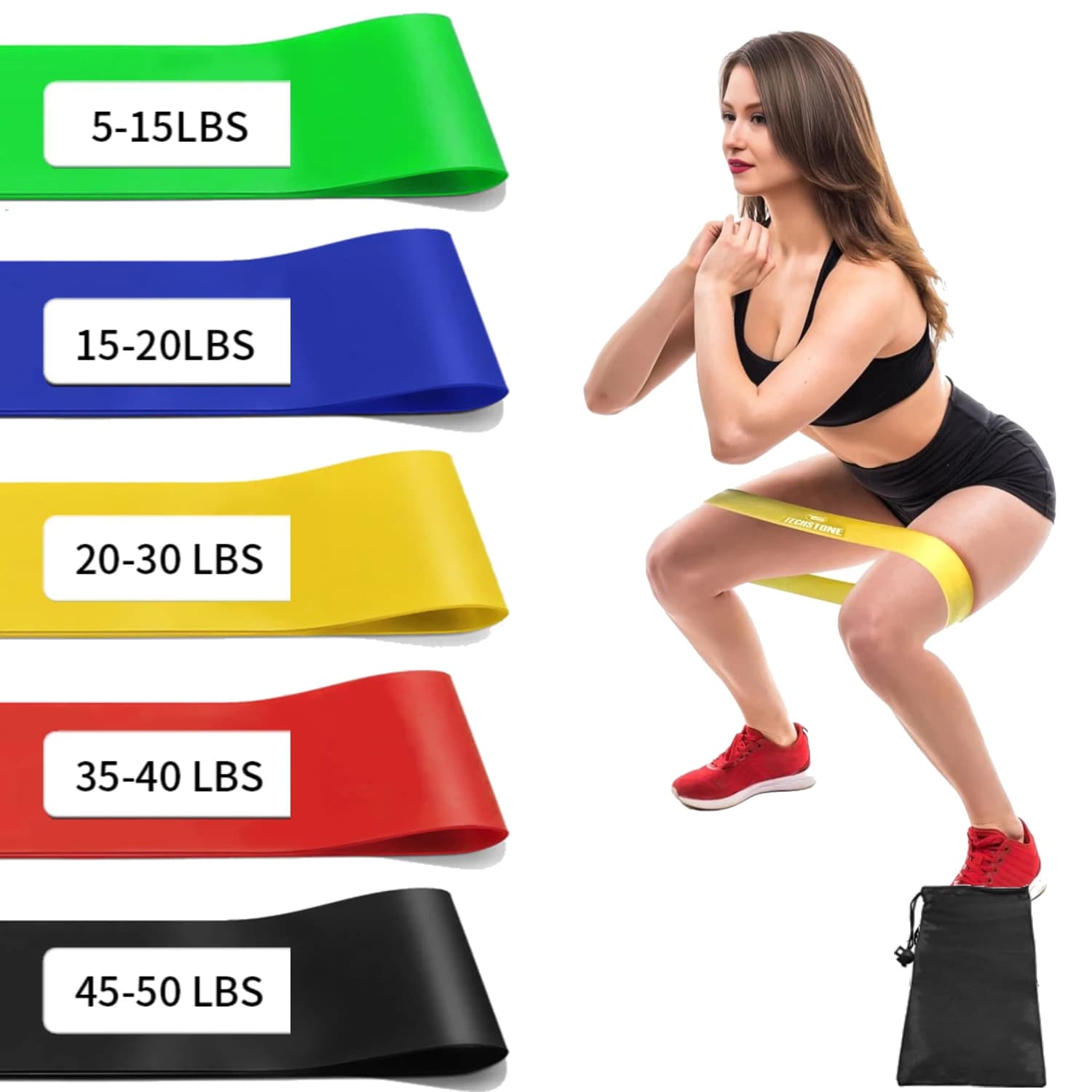 Resistance Bands Set of 5 Loop