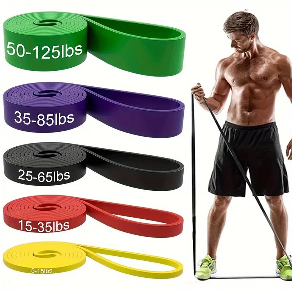 Stackable TPE Resistance Bands for Strength Training