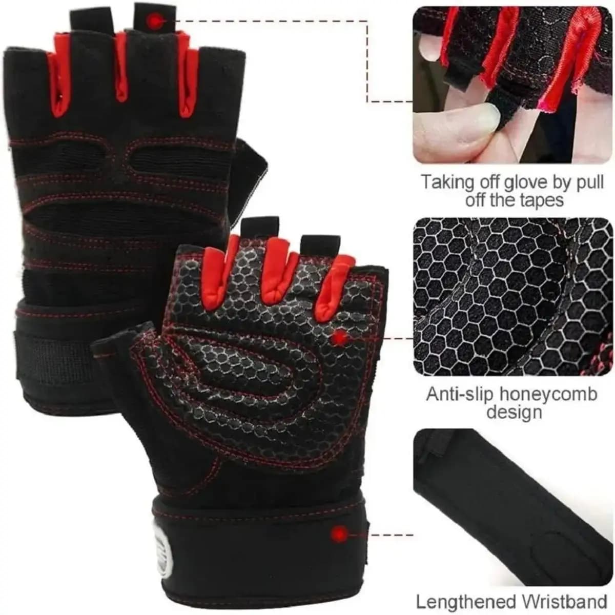 Gym Gloves for Weight Lifting Training